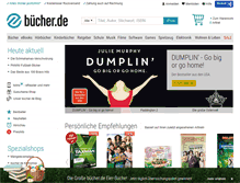Tablet Screenshot of buecher.de